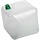EDA Kunststof camping watercontainer/jerrycan - opvouwbaar - drinkwater - 25 x 25 x 25 cm - 15 liter