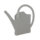 Esschert Design gieter halfrond grijs 2,3 liter