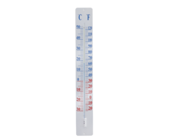 Esschert Design Thermometer auf Wandteller 90 cm