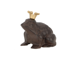 Dutchlander Tuinbeeld Kikkerkoning klein gietijzer