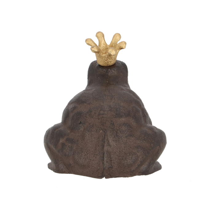 Dutchlander Tuinbeeld Kikkerkoning klein gietijzer