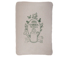 Dutchlander Plaid en laine polaire Vintage garden 130x180cm