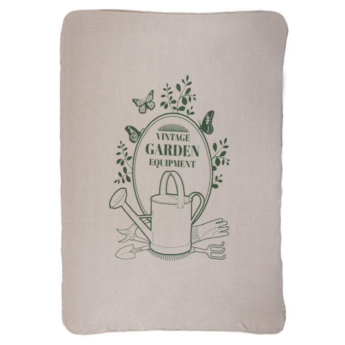 Dutchlander Fleeceplaid Vintage garden 130x180cm