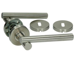 Yale Yale Roy BB deurklinkset op rozet 53mm inox