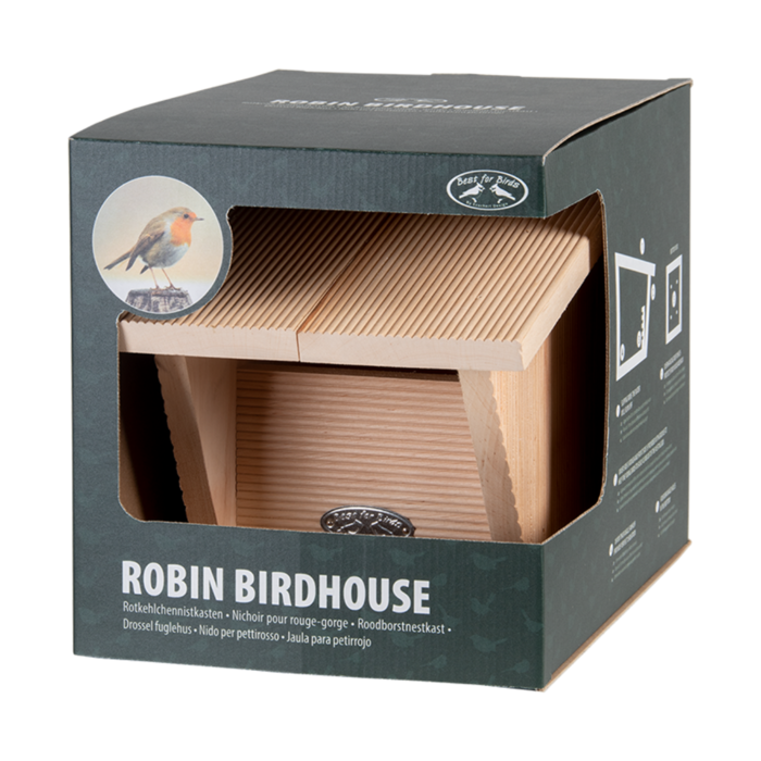 Esschert Design Nichoir à robins Esschert Designd ans un coffret cadeau