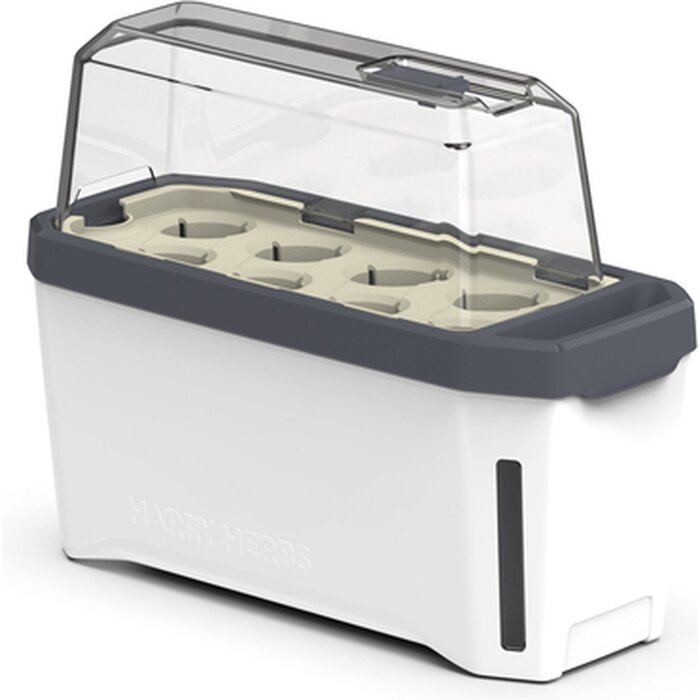 Gusta Garden Gusta Garden Harry Herbs smart Kräuterbehälter mit Deckel, Weiß