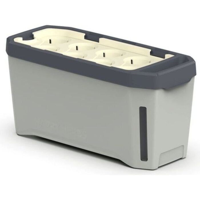 Gusta Garden Gusta Garden Harry Herbs smart Kräuterbehälter mit Deckel, hellgrau