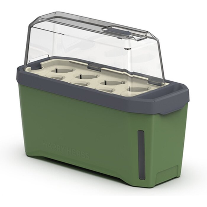 Gusta Garden Gusta Garden Harry Herbs smart Kräuterbehälter mit Deckel, grün