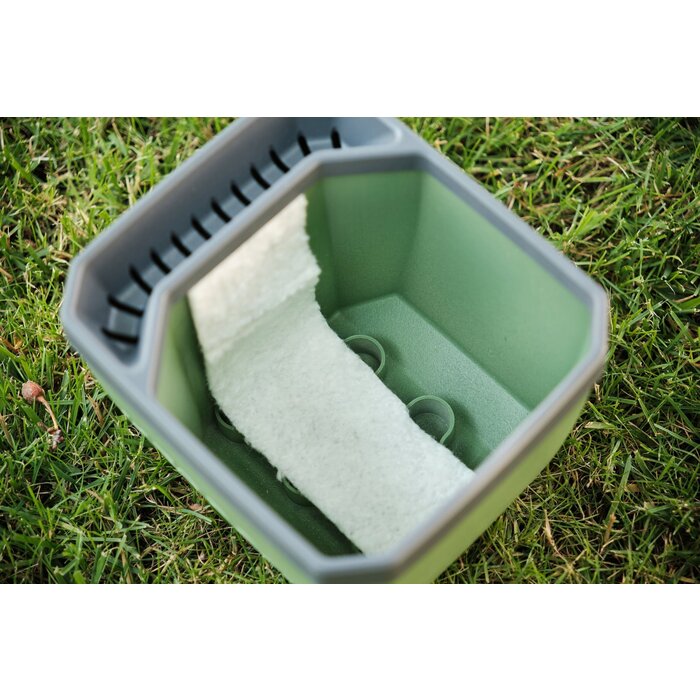 Gusta Garden Pot d'herbes aromatiques auto-arrosant GUSTA GARDEN Herbs Buddy idéal pour le basilic entre autres Gris