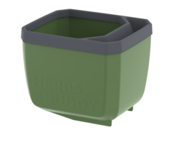 Gusta Garden GUSTA GARDEN Herbs Buddy selbstbewässernder Kräutertopf ideal für Basilikum u.a.Grün