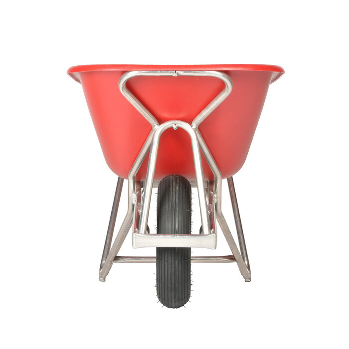 Matador Brouette Matador aluminium, 90L Profi-Max Plus caisse pehd rouge