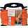 BLACK+DECKER Spanband met Oproller - Sjorband 20 Meter - 6MM - Nylon - Oranje