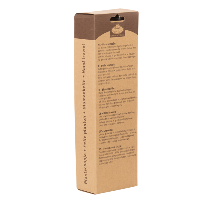 Esschert Design Dutchlander Pflanzschaufel aus Edelstahl mit Aufhängeschlaufe