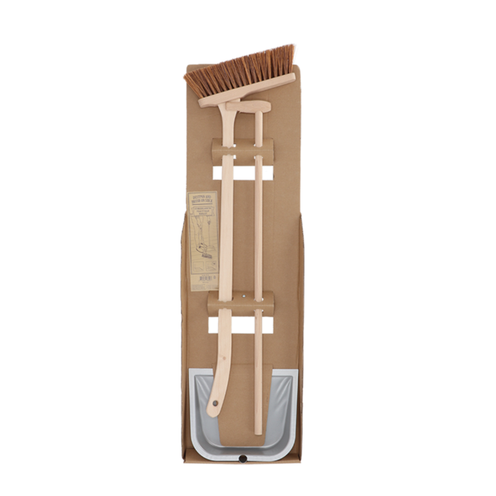 Esschert Design Esschert Design Besen und Dose 25 X 90,5 cm Holz/Stahl Natur