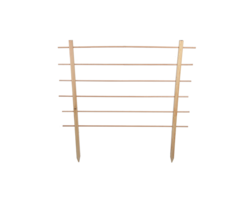 Esschert Design Dutchlander Pflanzenständer aus Holz für Balkon oder Garten