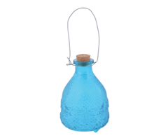 Esschert Design Dutchlander Vintage wespenval ruitjesglas S Blauw
