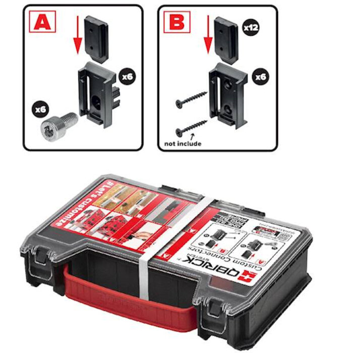QBRICK QBRICK SYSTEM - Connector set - inclusief box