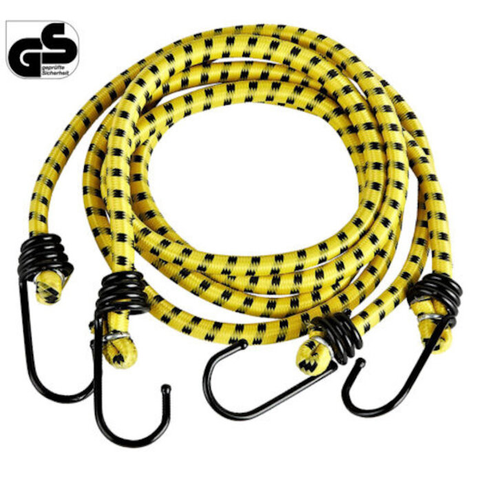 Dunlop Sangle de bagage 2 pièces 8mm 150cm Dunlop élastique tuv db