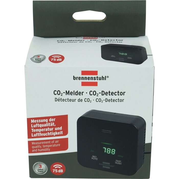 Brennenstuhl Brennenstuhl CO2 meter C2M L 4050 voor bewaking van de luchtkwaliteit