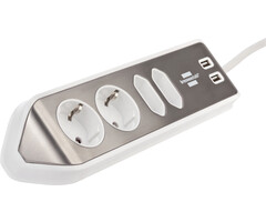 Brennenstuhl brennenstuhl®estilo hoekstopcontact 4-voudig