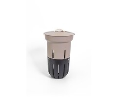 Power Tower Wormencomposteerder voor direct in de grond Taupe