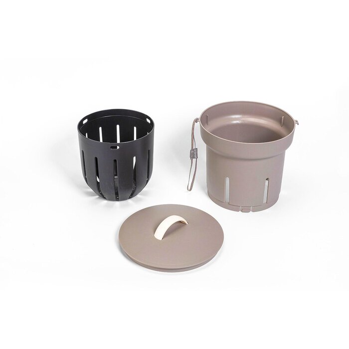 Power Tower Lombricomposteur à enfouir directement dans le sol Couleur terre cuite