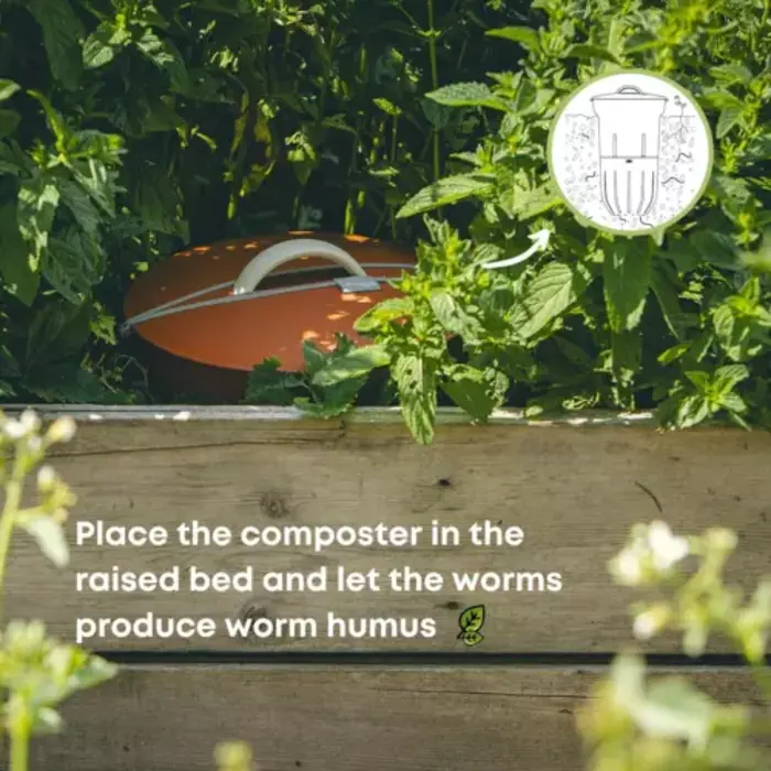 Power Tower Wurmkomposter für direkt in den Boden Lime Green