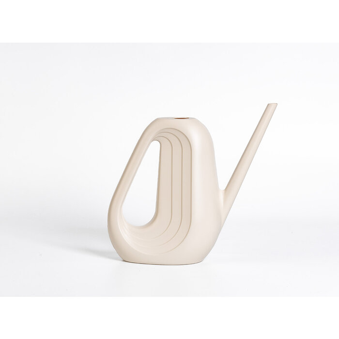 Dutchlander Arrosoir en plastique dégradé - Plastia - 1,4 litre - Taupe