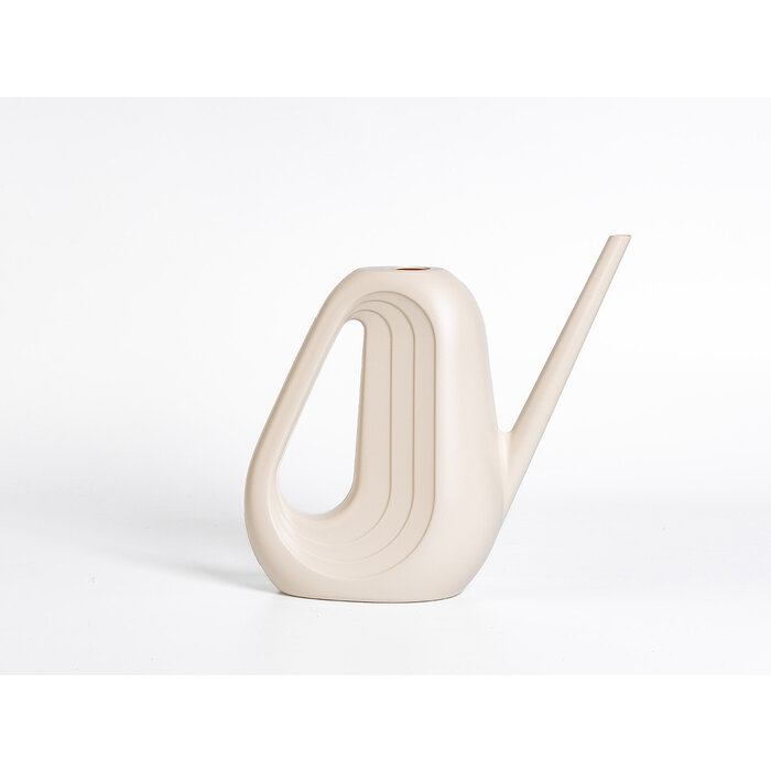 Dutchlander Arrosoir en plastique dégradé - Plastia - 1,4 litre - Ivoire