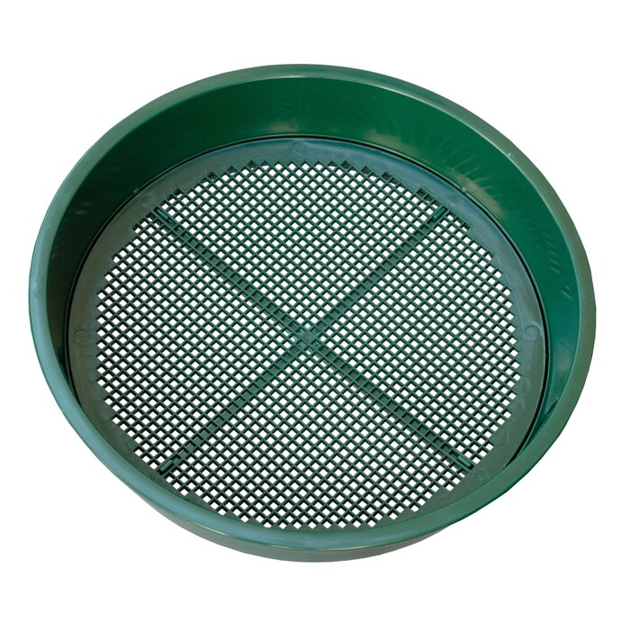 Bodensieb für den Garten mit 2 Gittern 4 und 6 mm