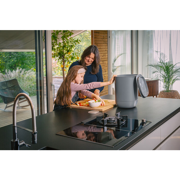 Urbalive Urbalive Bokashi starter kit 10.6 L - Composteur de cuisine design, transforme les déchets de cuisine en engrais