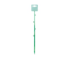 Support pour fleurs et plantes 50 cm en plastique vert transparent