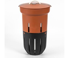 Power Tower Wormencomposteerder voor direct in de grond Terracotta kleur