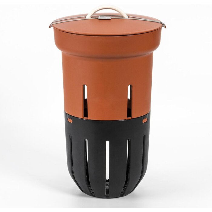 Power Tower Lombricomposteur à enfouir directement dans le sol Couleur terre cuite