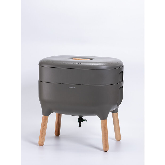 Power Tower Wormenbak - Worm Composter - Antraciet