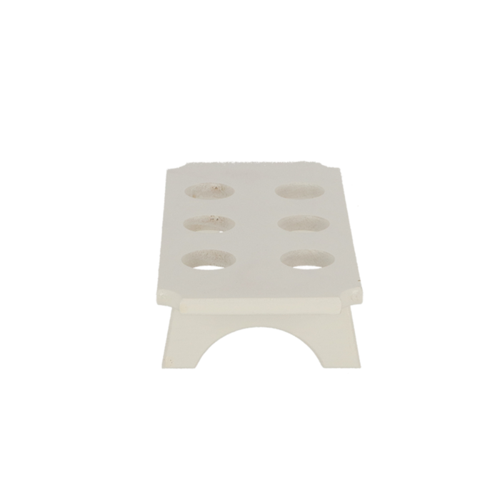 Esschert Design Esschert Design Eierhalter - Holz - weiß - für 6 Eier