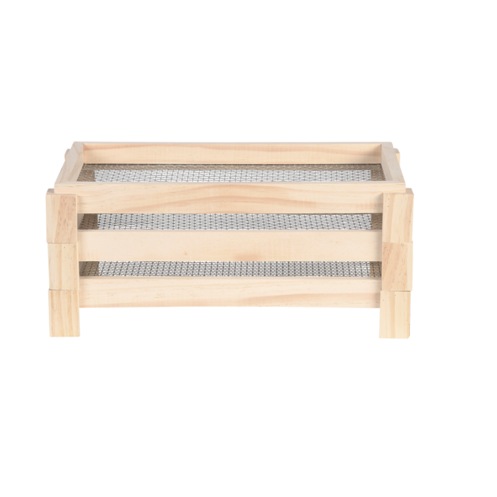 Esschert Design Esschert Design Bloemen en Kruiden Droogrek hout 3-Laags