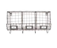 Esschert Design Esschert Design Wandrek Draad 39,8 X 21,7 Cm Staal