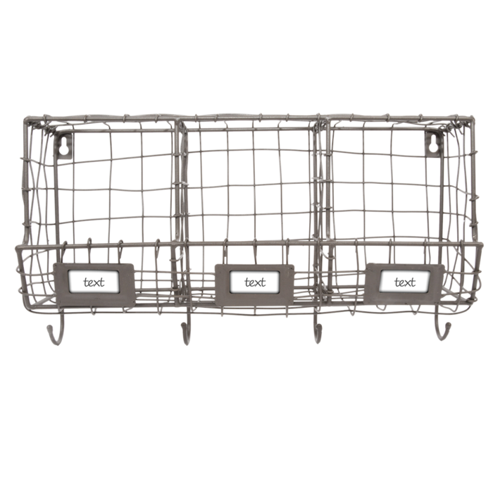 Esschert Design Esschert Design Wandrek Draad 39,8 X 21,7 Cm Staal