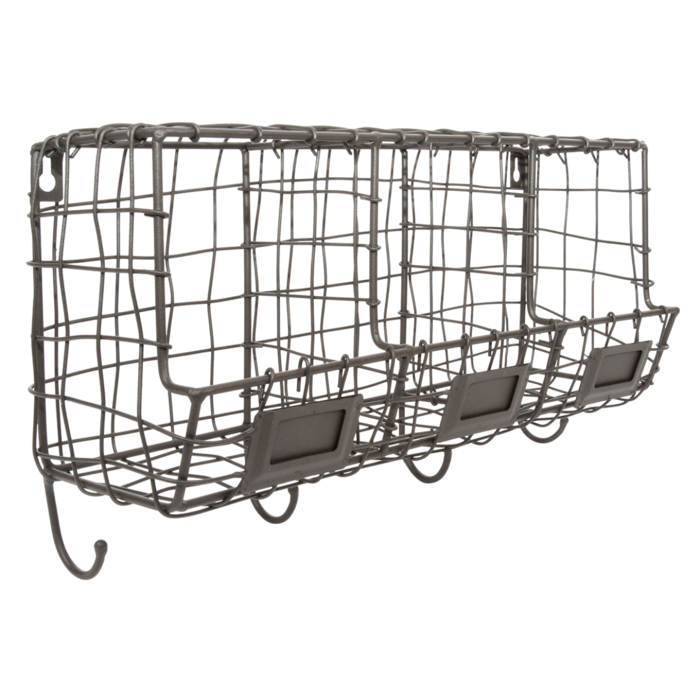 Esschert Design Support mural en fil de fer Esschert Design 39.8 X 21.7 Cm Acier