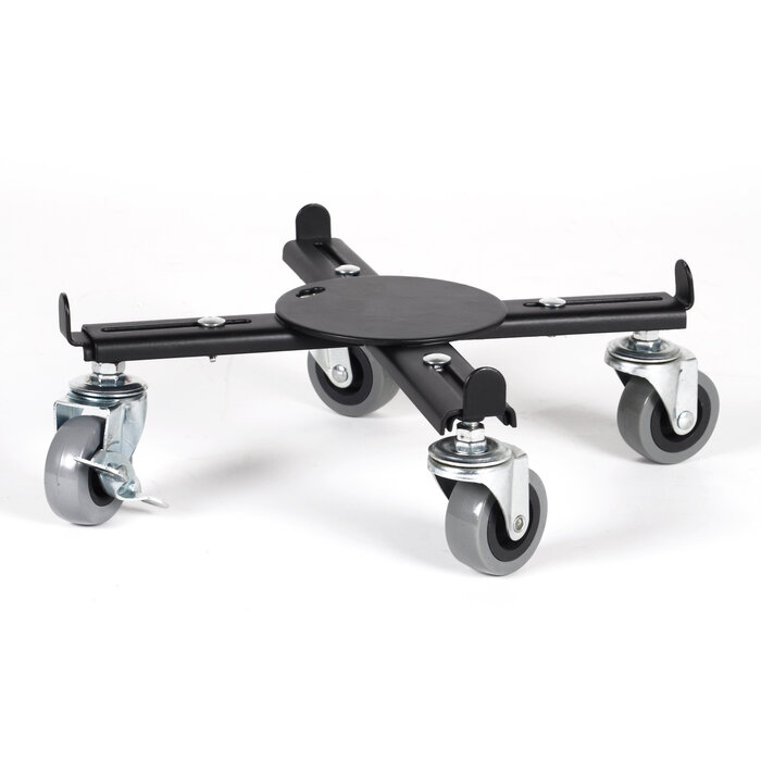 EDA EDA - Blumentopfständer Metall verstellbar 28-40 cm mit Rädern