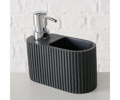 Boltze Distributeur de savon Boltze Jiro 100 ml avec plateau et èponge