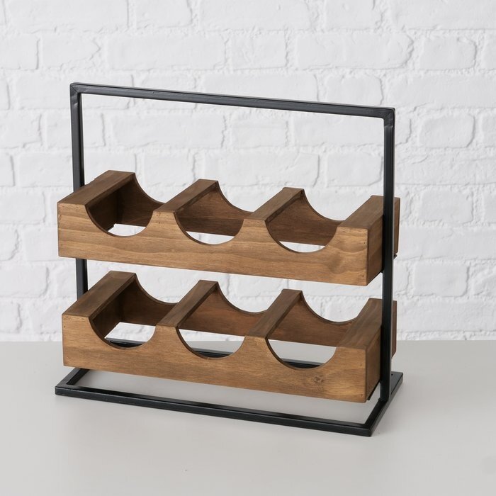 Boltze Boltze Home - Karim - Weinregal 33 x 36 x 15 cm