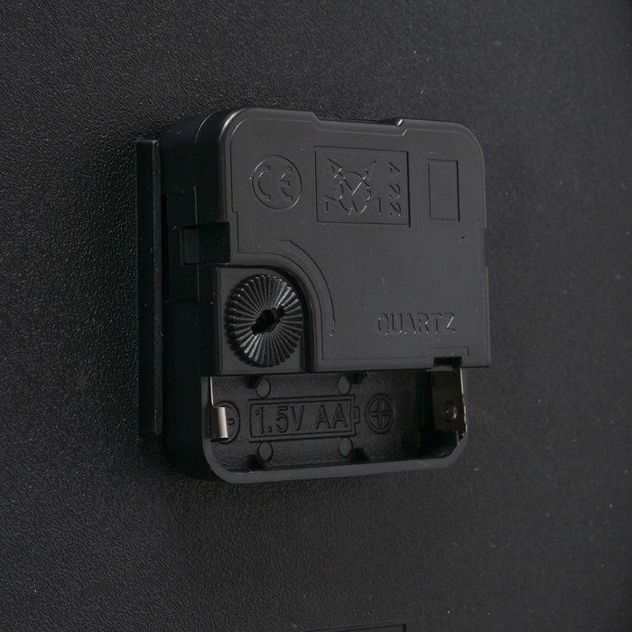 Boltze Boltze Wanduhr Lugeo - Rund 50 cm - Analog - Braun/Weiß