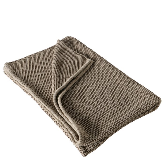 Boltze Boltze Ribaly gebreide Plaid mooie kwaliteit katoen 130x180cm