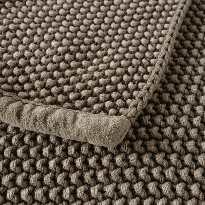 Boltze Boltze Ribaly gebreide Plaid mooie kwaliteit katoen 130x180cm