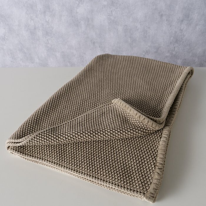 Boltze Boltze Ribaly gestrickt Plaid schöne Qualität Baumwolle 130x180cm