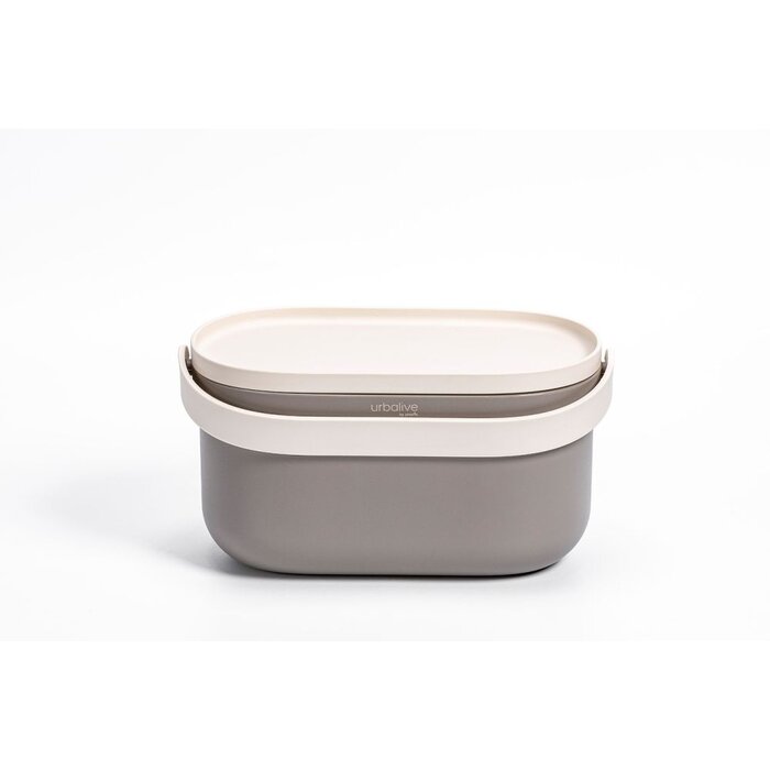 Urbalive Urbalive- biowaste afvalbakje - 3,1 liter - voor aanrecht - Taupe
