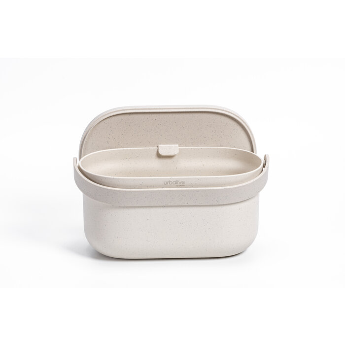 Urbalive Urbalive biowaste afvalbakje 4 liter voor aanrecht Ivory