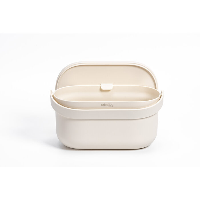 Urbalive Urbalive Bioabfallbehälter 4 Liter für Arbeitsplatte Weiß